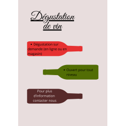 Cours de dégustation